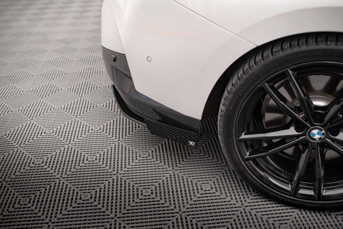 Maxton Hintere Seiten Flaps für BMW 2 Coupe M-Paket G42 schwarz Hochglanz