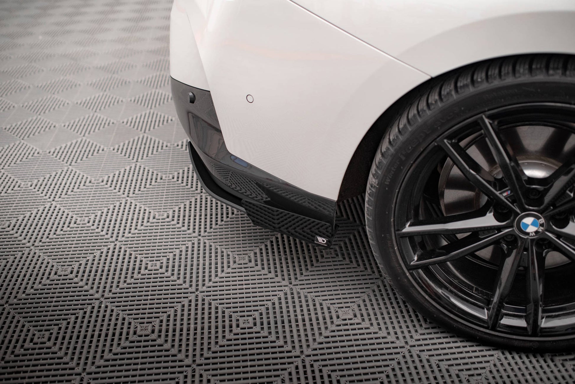 Maxton Hintere Seiten Flaps für BMW 2 Coupe M-Paket G42 schwarz Hochglanz