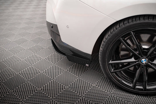 Maxton Hintere Seiten Flaps für BMW 2 Coupe M-Paket G42 schwarz Hochglanz
