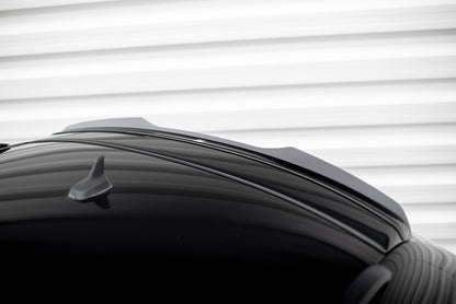 Maxton Spoiler CAP für Audi RS6 Avant C6 schwarz Hochglanz
