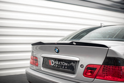 Maxton Spoiler CAP V.2 für BMW 3er Coupe E46 schwarz Hochglanz