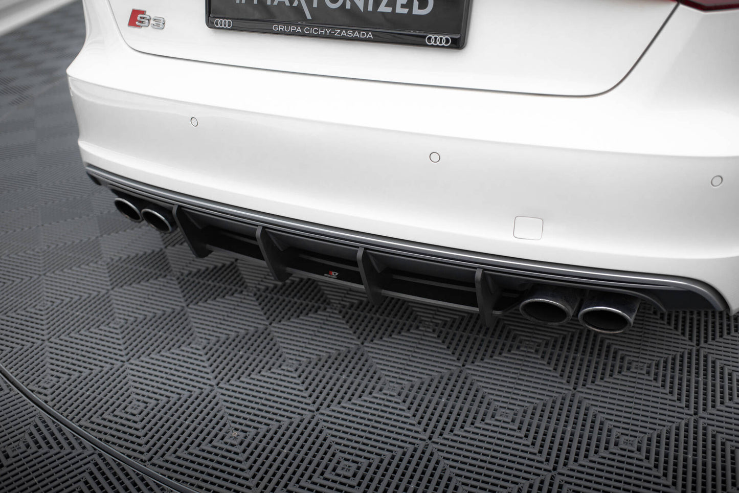 Maxton Street Pro Heckschürze für Audi S3 Sportback / Hatchback 8V