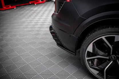 Maxton Heck Ansatz Flaps Diffusor V.2 für Audi RSQ8 Mk1 schwarz Hochglanz