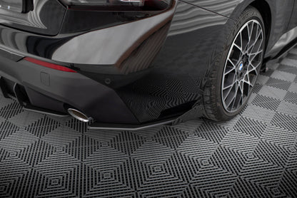 Maxton Street Pro Heck Ansatz Flaps Diffusor +Flaps für BMW 2 Coupe G42 schwarz Hochglanz