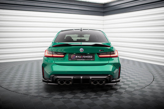 Maxton Carbon Fiber Heck Ansatz Flaps Diffusor für BMW M3 G80