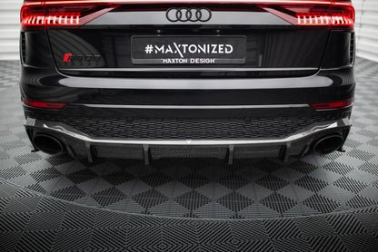 Maxton Carbon Fiber Diffusor Heck Ansatz für Audi RSQ8 Mk1