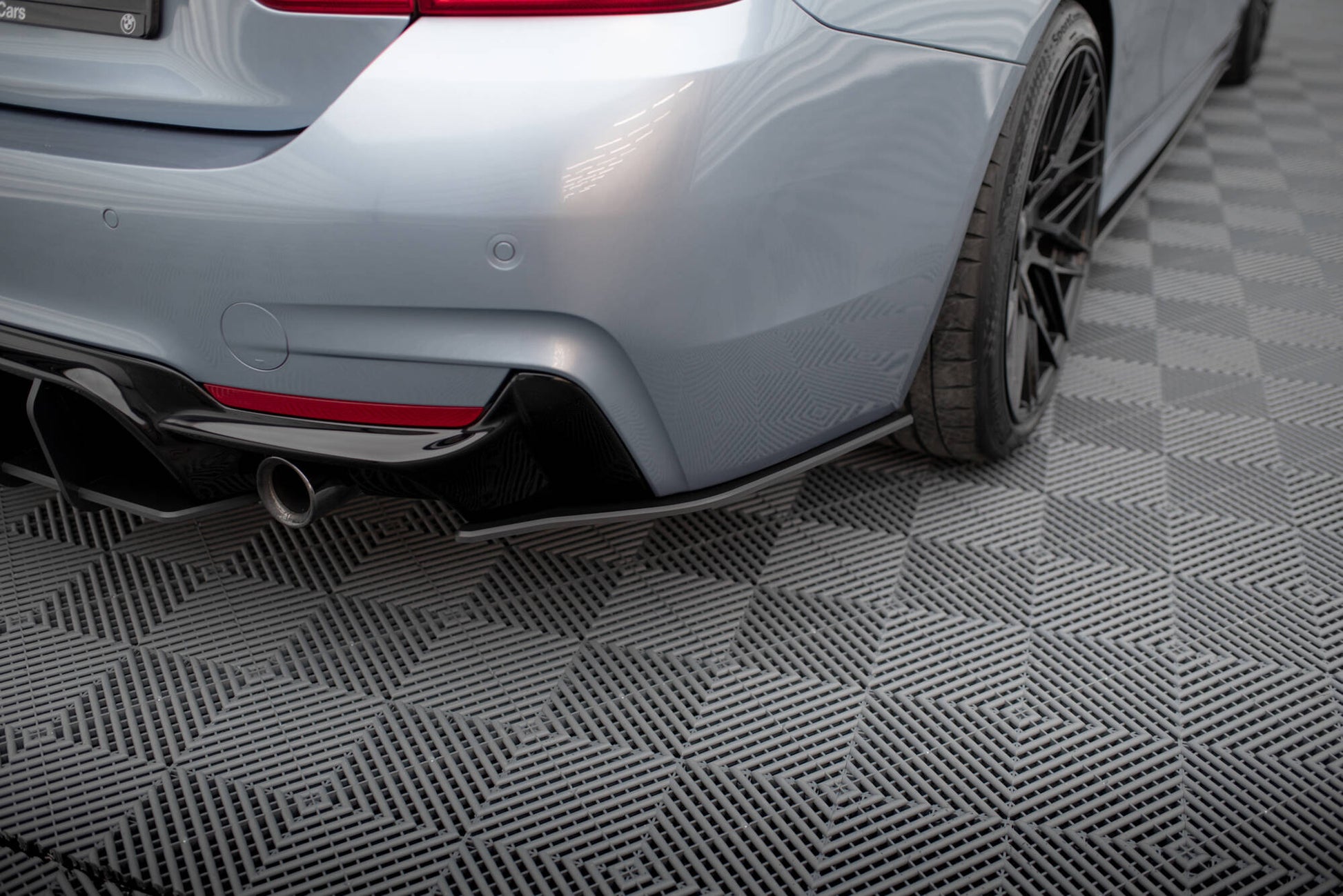 Maxton Street Pro Heck Ansatz Flaps Diffusor für BMW 4er35i Coupe M-Paket F32
