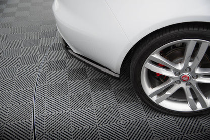 Maxton Heck Ansatz Flaps Diffusor für Jaguar XE R-Sport X760 schwarz Hochglanz