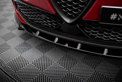 Maxton Front Ansatz V.2 für Alfa Romeo Tonale Mk1 schwarz Hochglanz