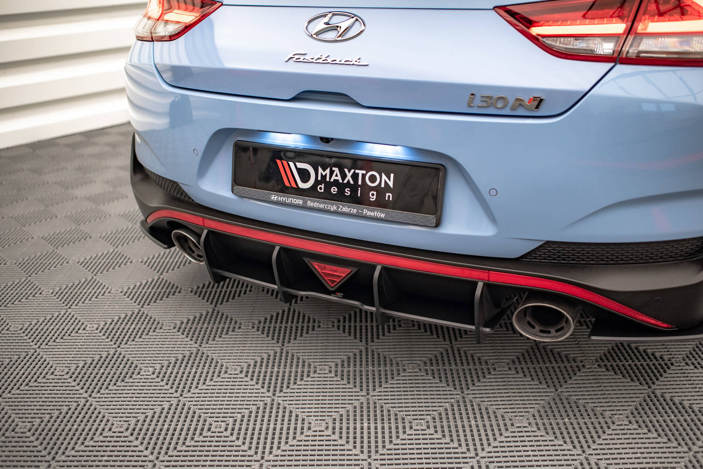 Maxton Street Pro Heckschürze für Hyundai I30 N Fastback Mk3 Facelift