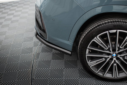 Maxton Mittlerer Diffusor Heck Ansatz DTM Look für BMW X1 M-Paket U11 schwarz Hochglanz