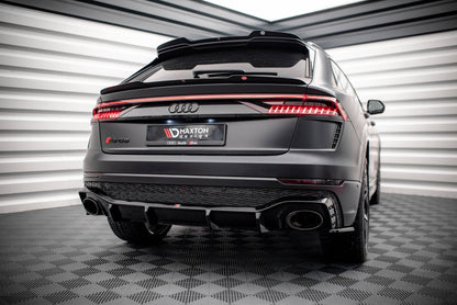 Maxton Diffusor Heck Ansatz für Audi RSQ8 Mk1 schwarz Hochglanz