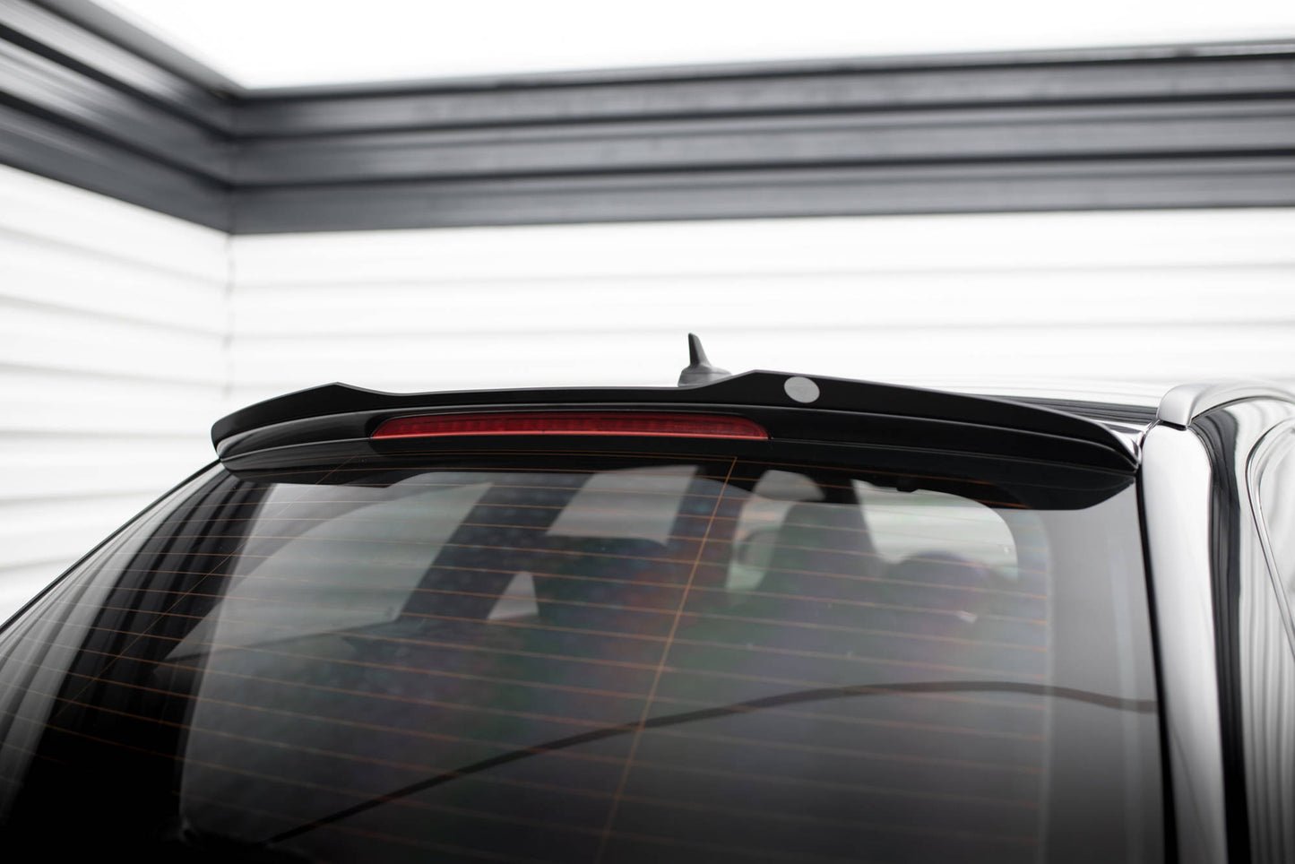 Maxton Spoiler CAP für Audi RS6 Avant C6 schwarz Hochglanz