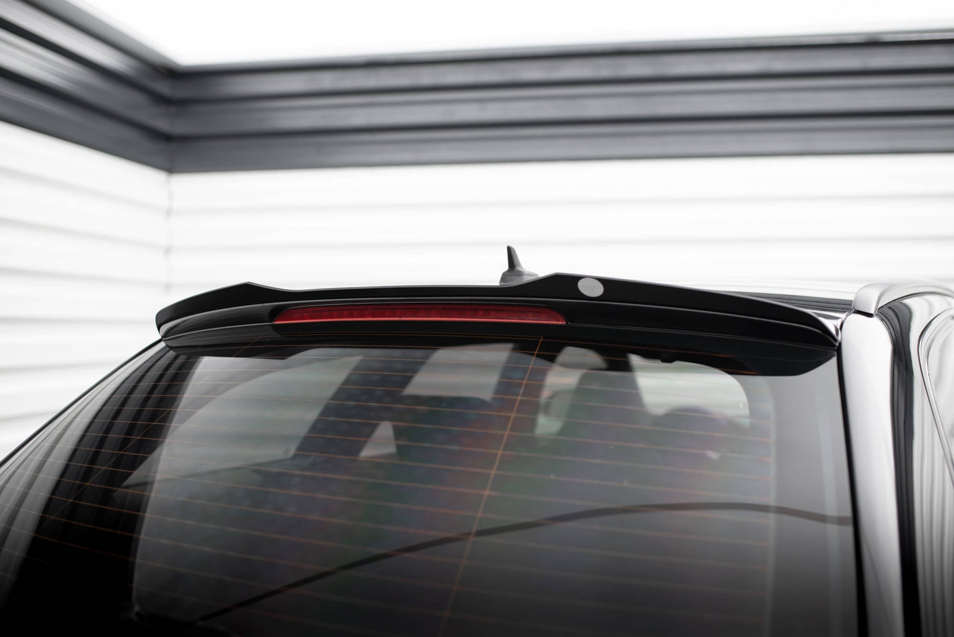Maxton Spoiler CAP für Audi RS6 Avant C6 schwarz Hochglanz