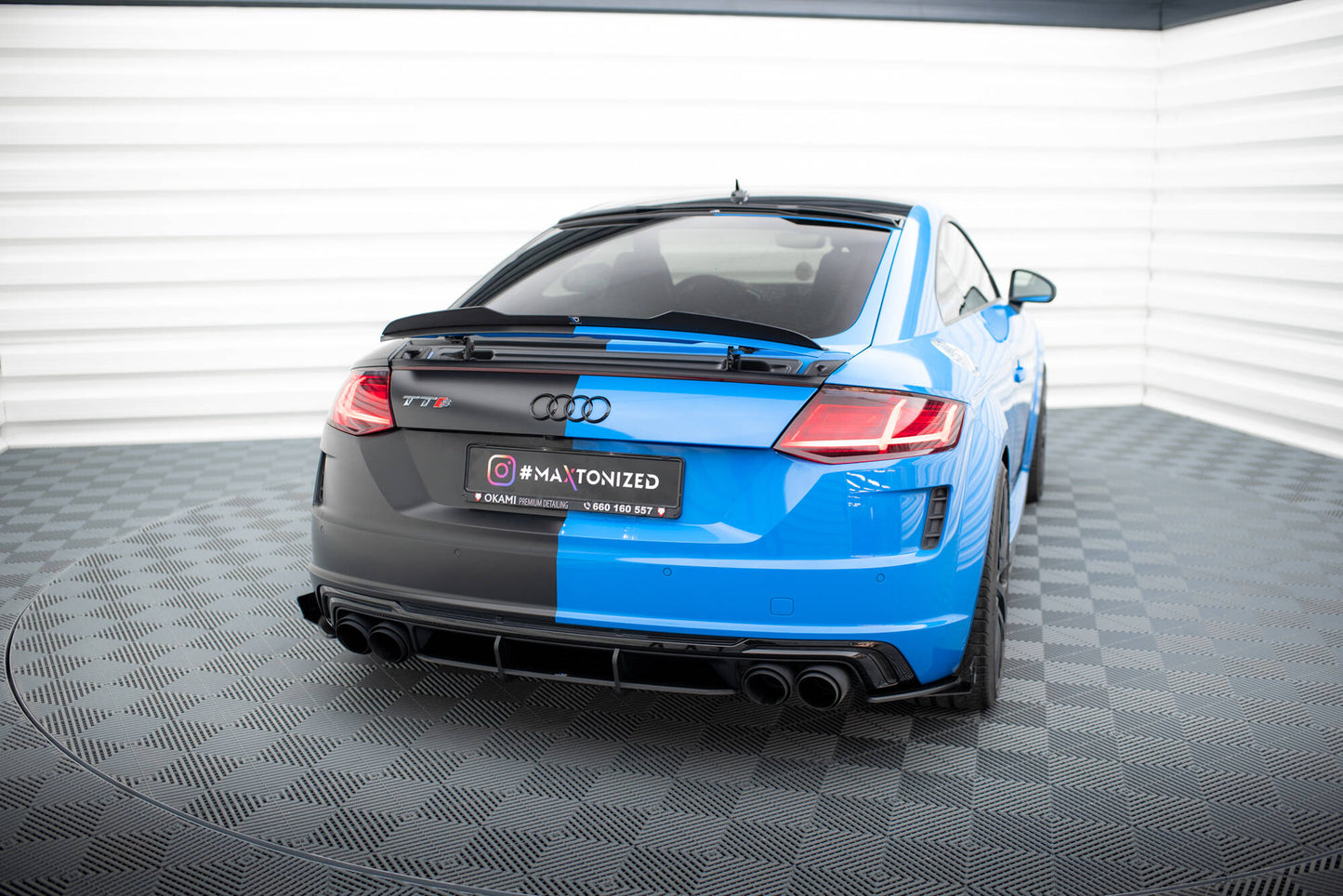 Maxton Street Pro Heckschürze für Audi TT S 8S Facelift