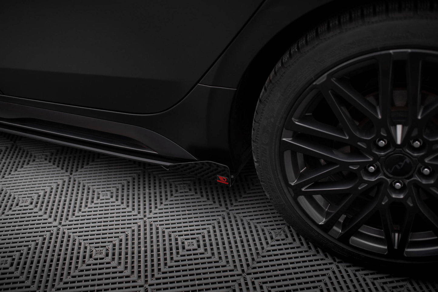 Maxton Side Flaps Kia Proceed GT Mk1 Facelift / Ceed GT Mk3 Facelift  schwarz Hochglanz