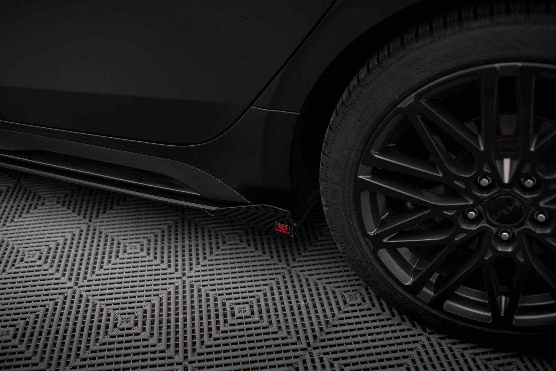 Maxton Side Flaps Kia Proceed GT Mk1 Facelift / Ceed GT Mk3 Facelift  schwarz Hochglanz