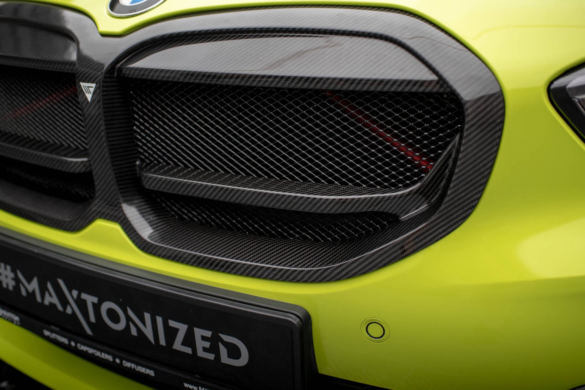 Maxton Carbon Fiber Front Grill BMW 1er F40 M-Paket/ M135i