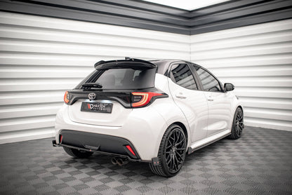 Maxton Mittlerer Diffusor Heck Ansatz V.1 +Flaps für  Toyota Yaris Mk4