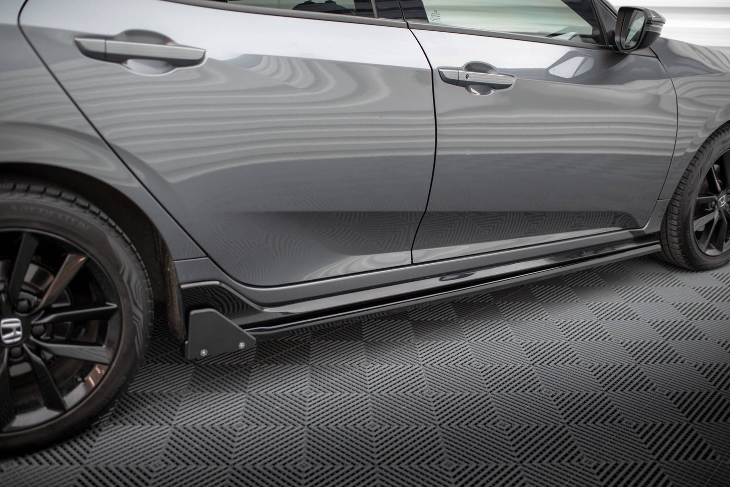 Maxton Seitenschweller Ansatz für + Flaps Honda Civic Sport Mk 10