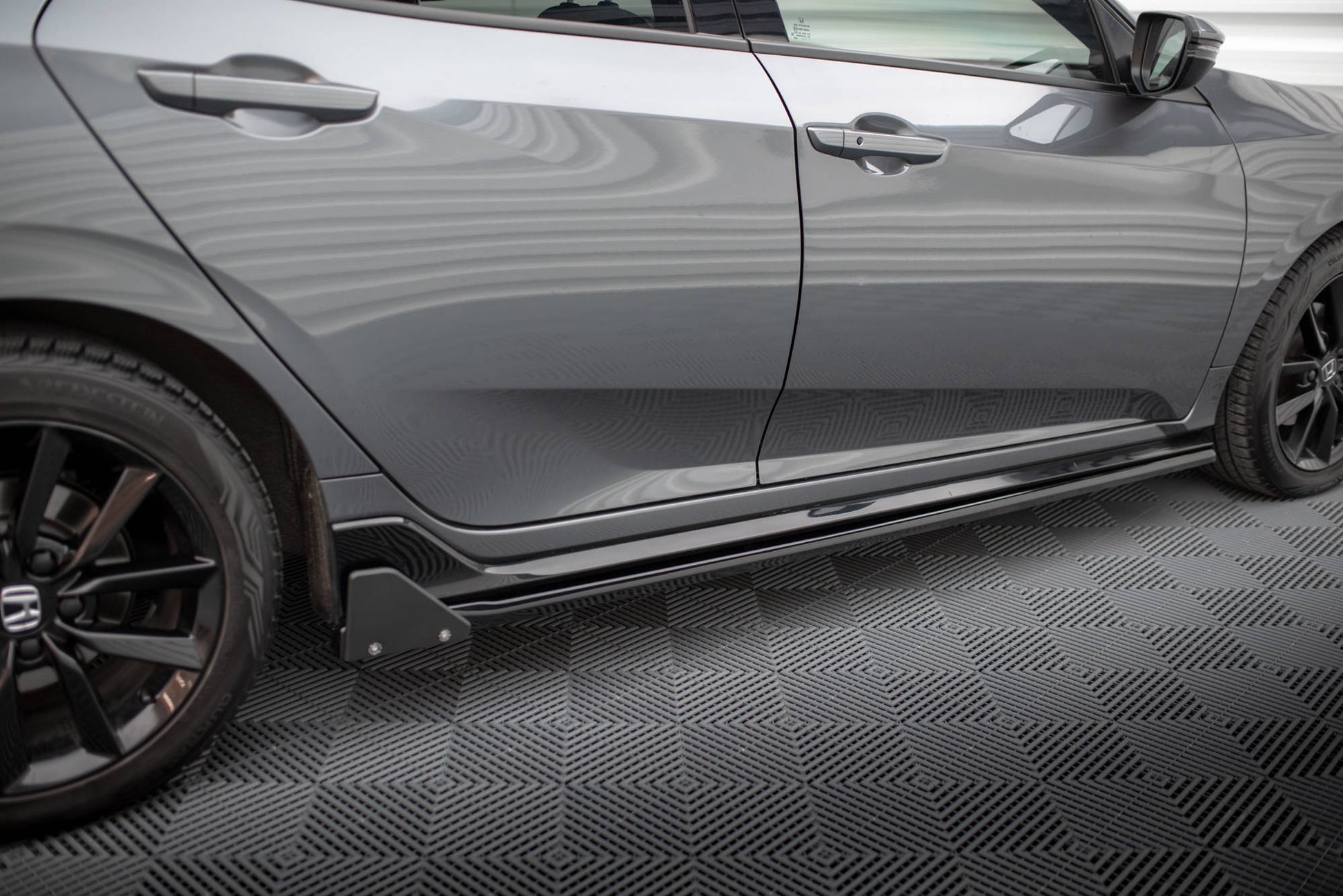Maxton Seitenschweller Ansatz für + Flaps Honda Civic Sport Mk 10
