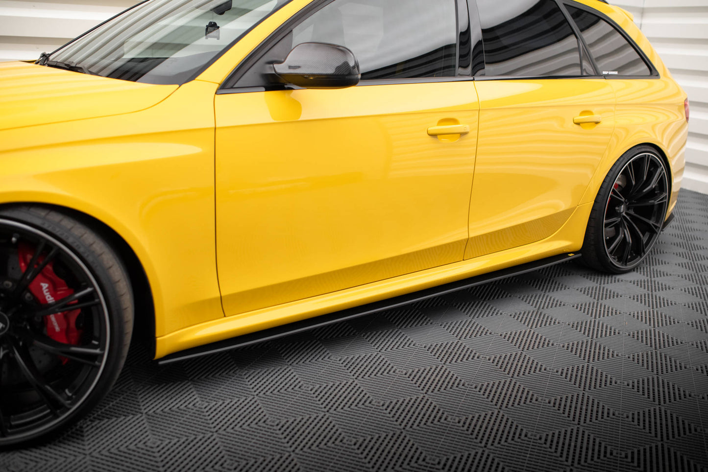 Maxton Street Pro Seitenschweller Ansatz für Audi RS4 B8