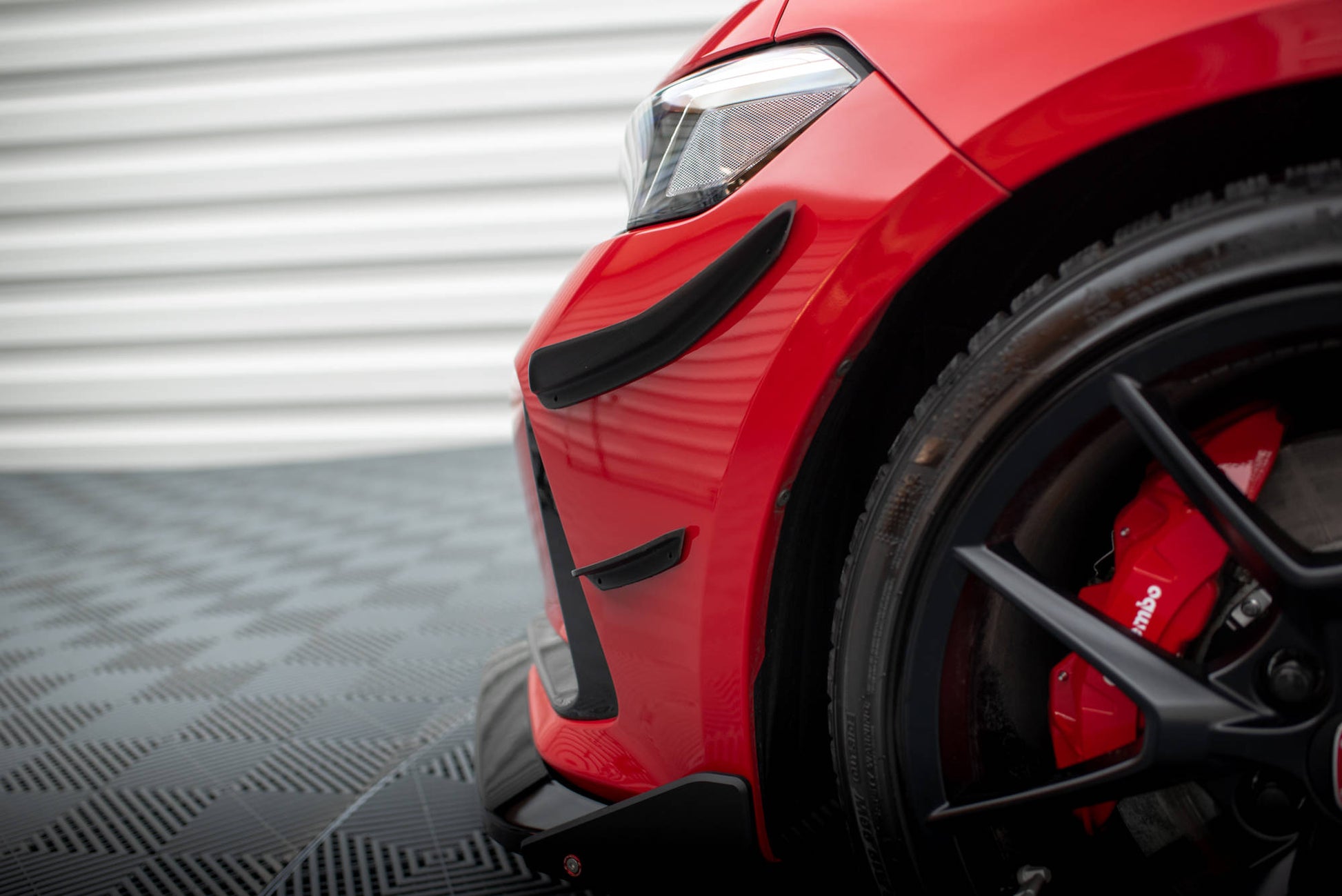 Maxton Stoßstangenflügel vorne (Canards) Honda Civic Type-R Mk 11
