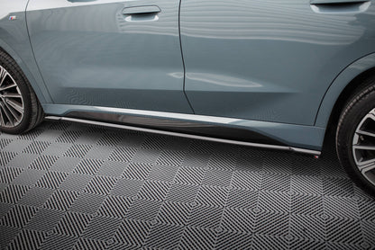 Maxton Seitenschweller Ansatz für BMW X1 M-Paket U11 schwarz Hochglanz