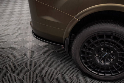 Maxton Heck Ansatz Flaps Diffusor für Ford Tourneo Custom Mk1 Facelift schwarz Hochglanz