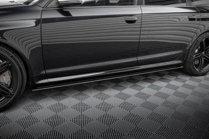 Maxton Street Pro Seitenschweller Ansatz für Audi RS6 Avant C6