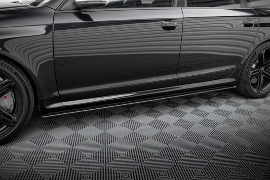 Maxton Street Pro Seitenschweller Ansatz für Audi RS6 Avant C6