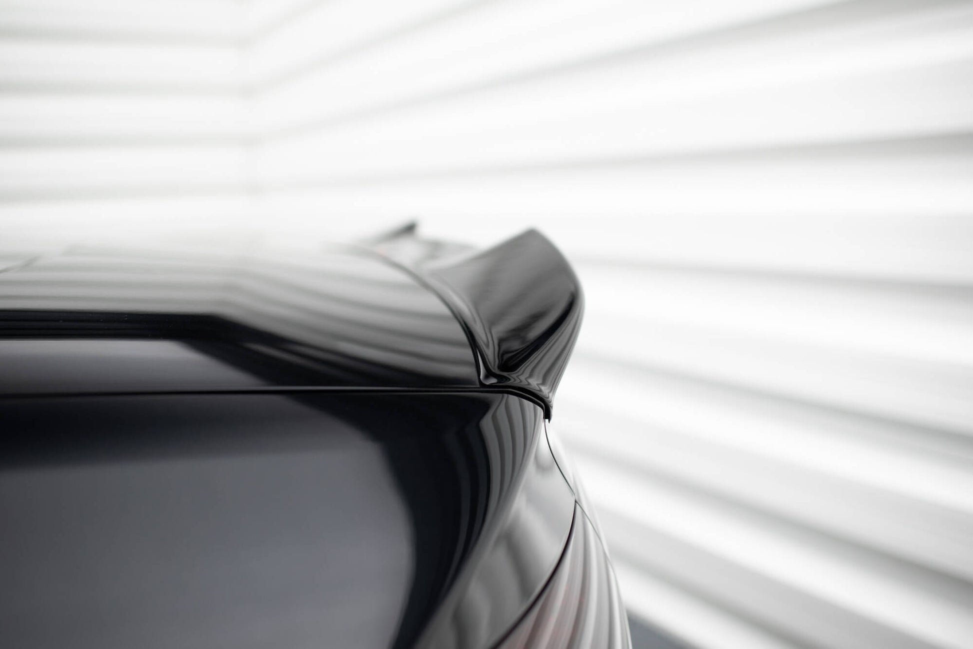 Maxton Spoiler CAP für 3D Audi S5 / A5 S-Line Cabrio 8T schwarz Hochglanz