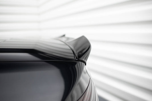 Maxton Spoiler CAP für 3D Audi S5 / A5 S-Line Cabrio 8T schwarz Hochglanz