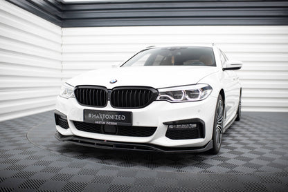 Maxton Front Ansatz V.3 für BMW 5er M-Paket G30 / G31 schwarz Hochglanz