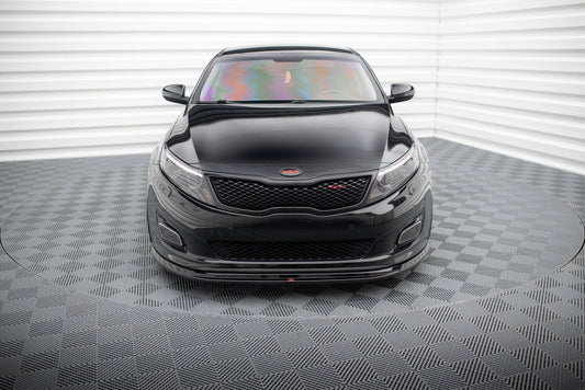 Maxton Front Ansatz für Kia Optima Mk3 schwarz Hochglanz