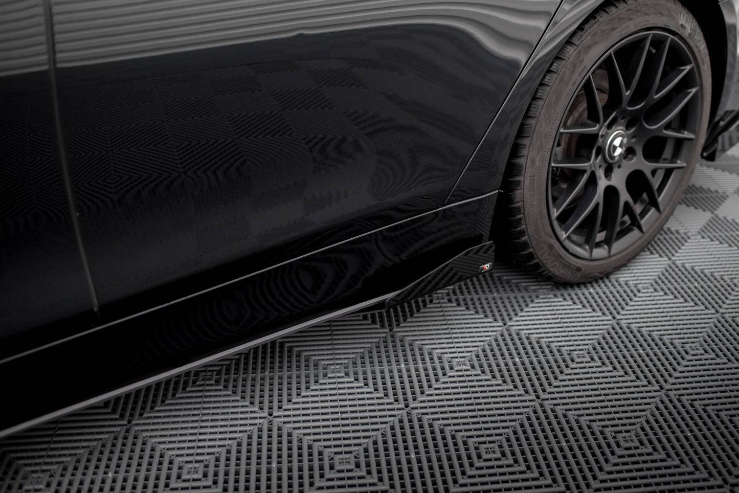 Maxton Side Flaps BMW 4er Gran Coupe F36 schwarz Hochglanz