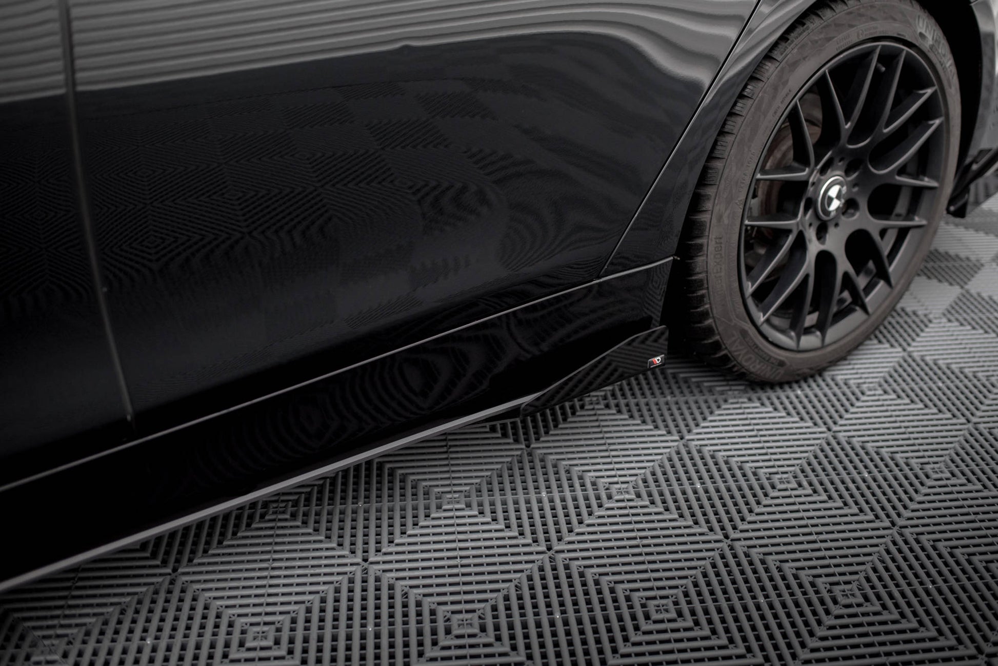 Maxton Side Flaps BMW 4er Gran Coupe F36 schwarz Hochglanz