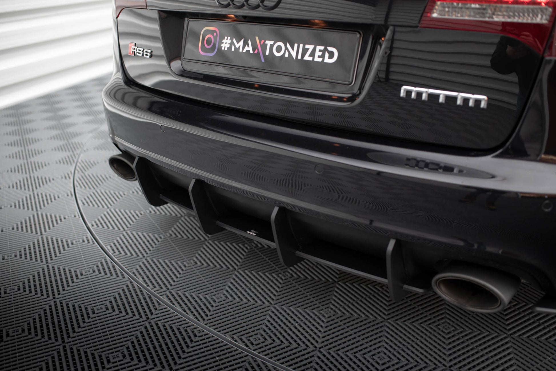 Maxton Street Pro Heckschürze für Audi RS6 Avant C6
