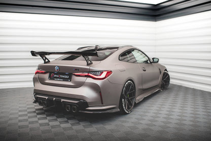 Maxton Carbon Fiber Heck Ansatz Flaps Diffusor für BMW M4 G82