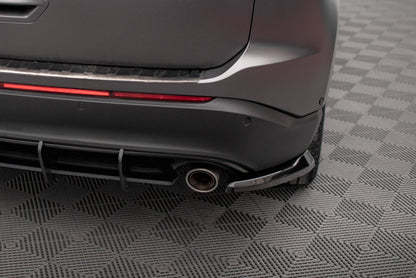 Maxton Heck Ansatz Flaps Diffusor V.1 für Ford Edge Mk2 schwarz Hochglanz