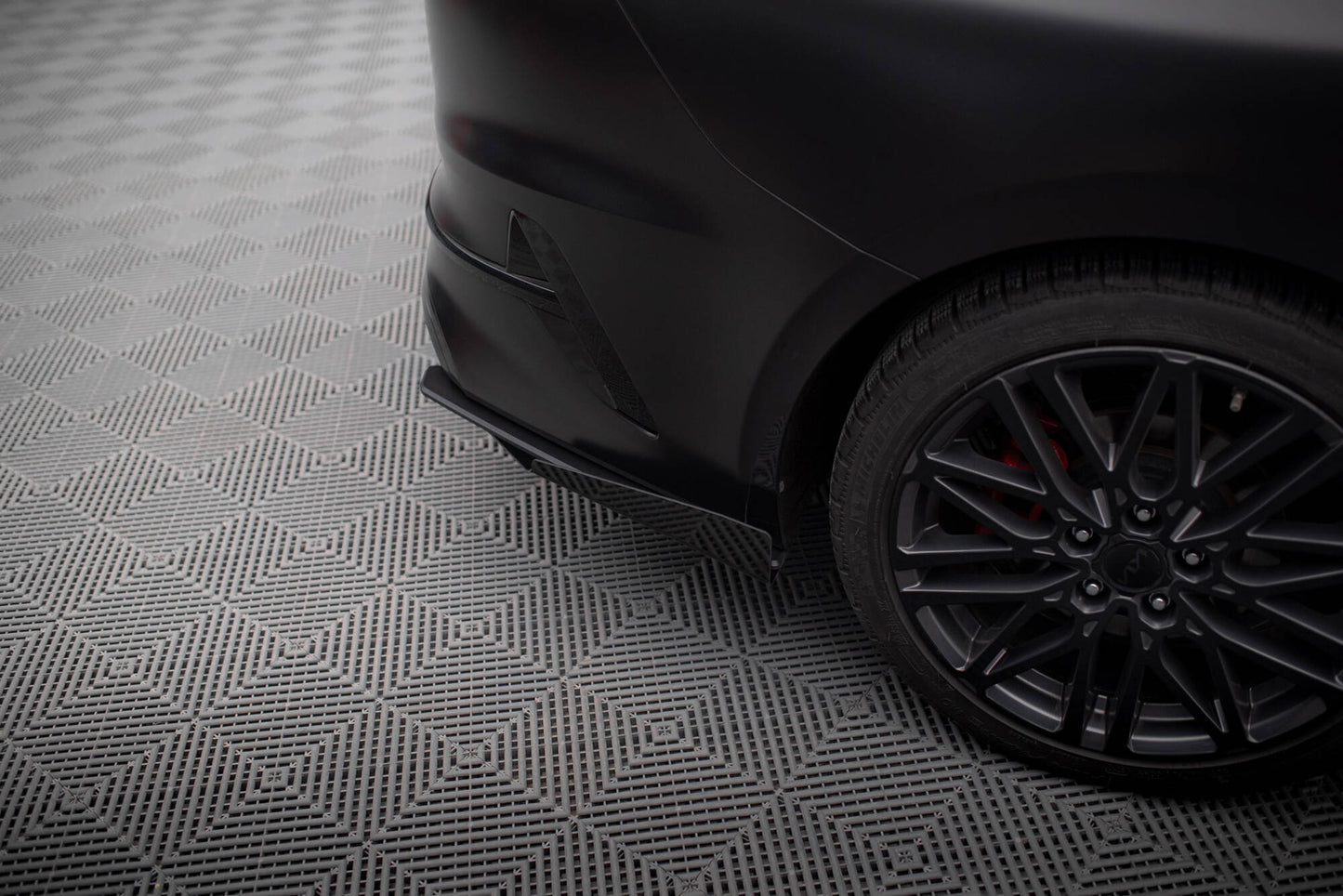 Maxton Hintere Seiten Flaps für Kia Proceed GT Mk1 Facelift schwarz Hochglanz