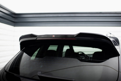 Maxton Spoiler CAP für 3D Porsche Cayenne Mk2 Facelift schwarz Hochglanz