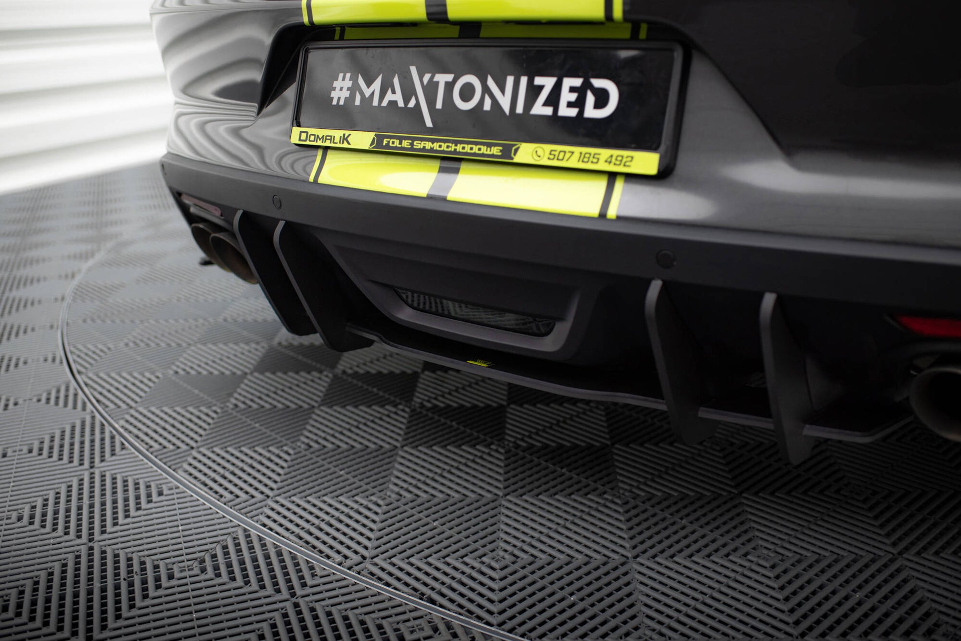 Maxton Street Pro Heckschürze für Ford Mustang GT Mk6