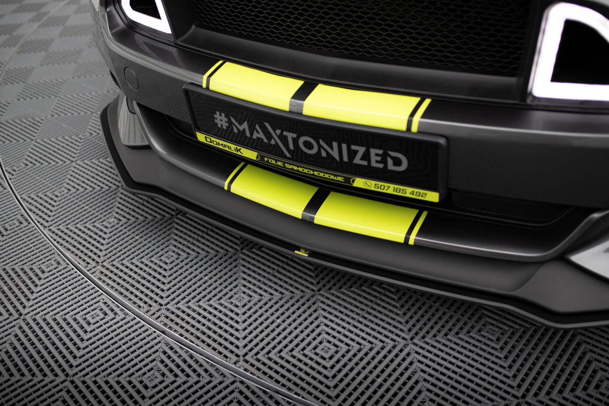 Maxton Street Pro Front Ansatz für für Ford Mustang GT Mk6