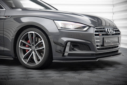 Maxton Stoßstangenflügel vorne (Canards) Audi S5 / A5 S-Line Coupe / Sportback F5