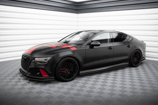Maxton Street Pro Seitenschweller Ansatz für Audi A7 S-Line C7