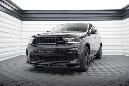 Maxton Front Ansatz für Dodge Durango Mk3 Facelift schwarz Hochglanz