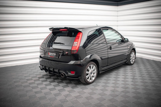 Maxton Street Pro Heck Ansatz Flaps Diffusor +Flaps für Ford Fiesta ST Mk6 schwarz Hochglanz
