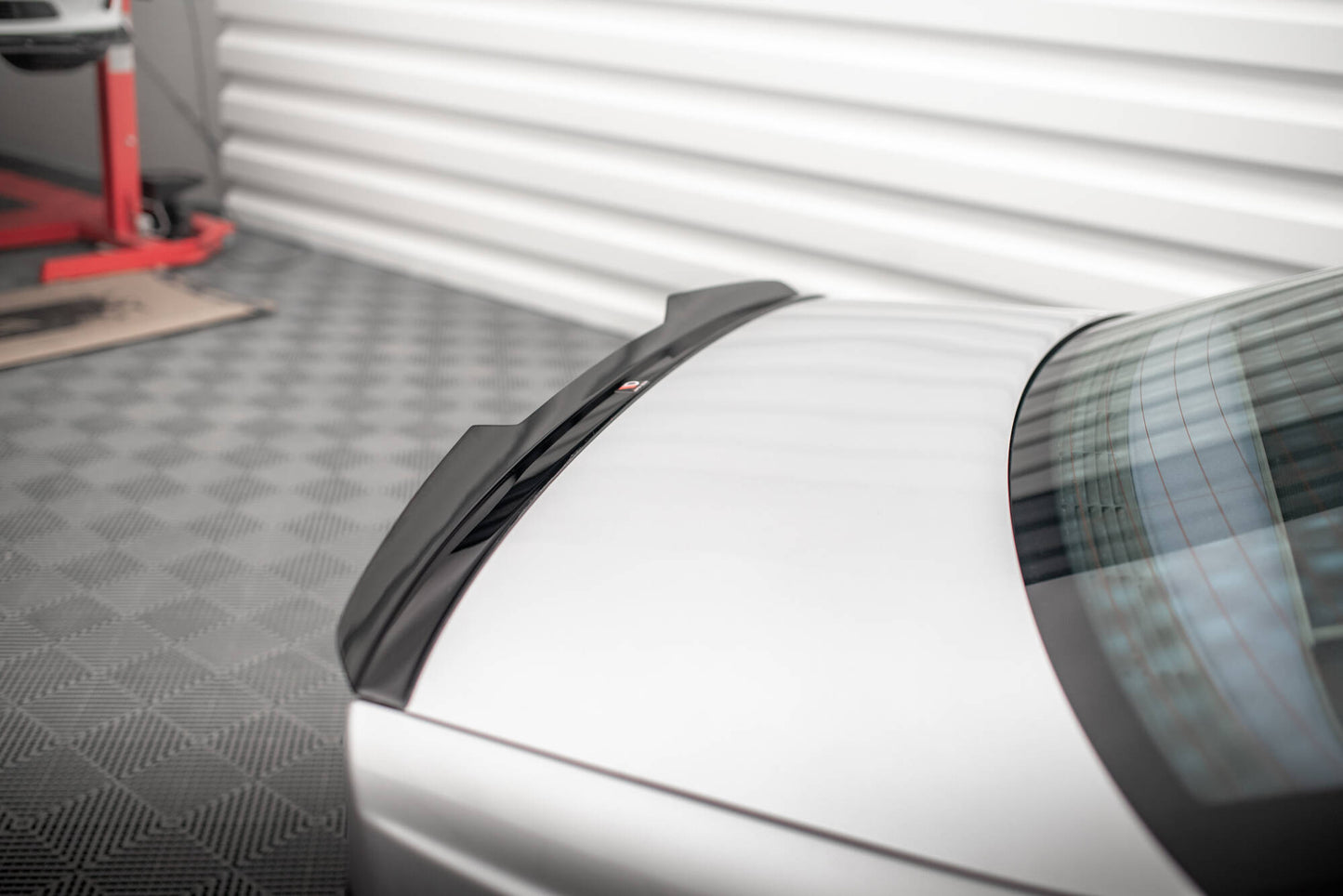 Maxton Spoiler CAP V.2 für BMW 3er Coupe E46 schwarz Hochglanz