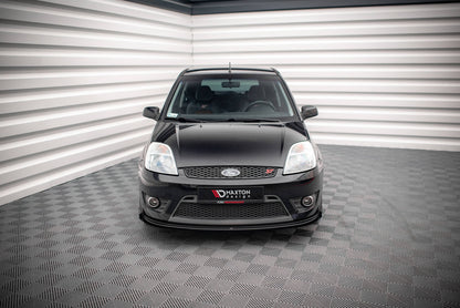 Maxton Street Pro Front Ansatz für +Flaps für V.1 + Flaps Ford Fiesta ST Mk6 schwarz Hochglanz